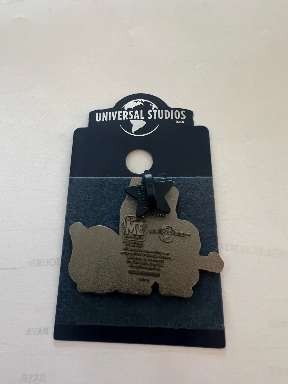 Universal Yellow and Blue Minions Orlando Enamel Pin